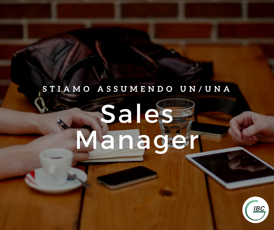 Offerta di lavoro IBC Padova Sales Manager
