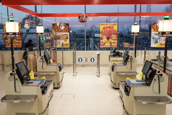 Nuova area SelfCheckout per Famila Gorgonzola