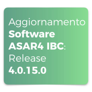Aggiornamento Software ASAR4 IBC Release 4.0.15.0