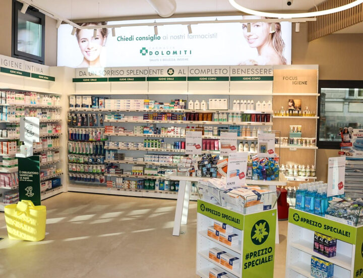 Etichette Elettroniche grazie ad IBC per Farmacia Dolomiti