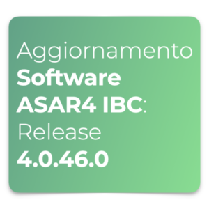 Aggiornamento Software ASAR4 IBC Release 4.0.46.0