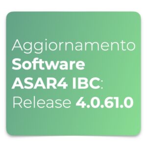 Aggiornamento software ASAR4 Release 4.0.61.0