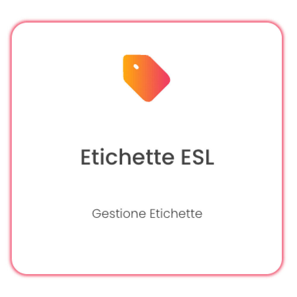 Etichette ESL_JStore Platform