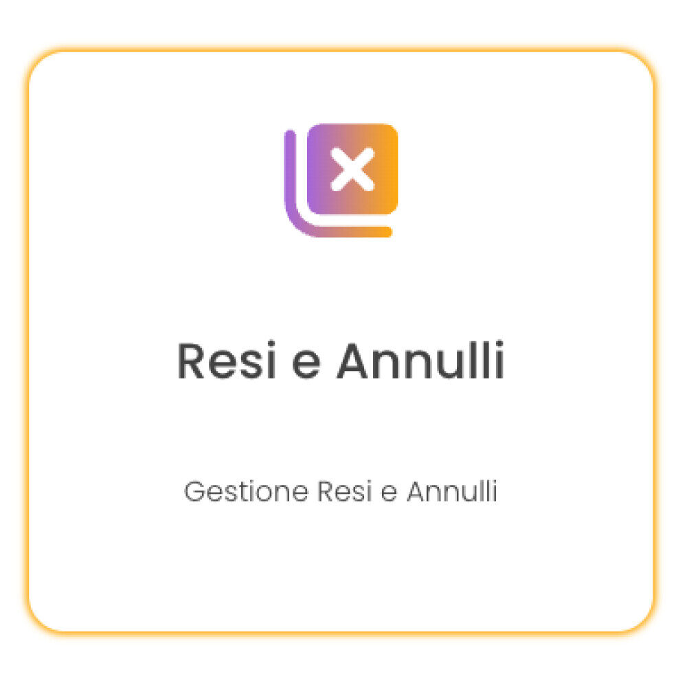 Resi e annulli_JStore Platform